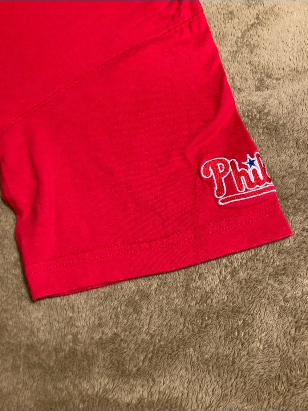 NWOT Nike Philadelphia Phillies Tee T Shirt Short Sleeve Red White Boys XL